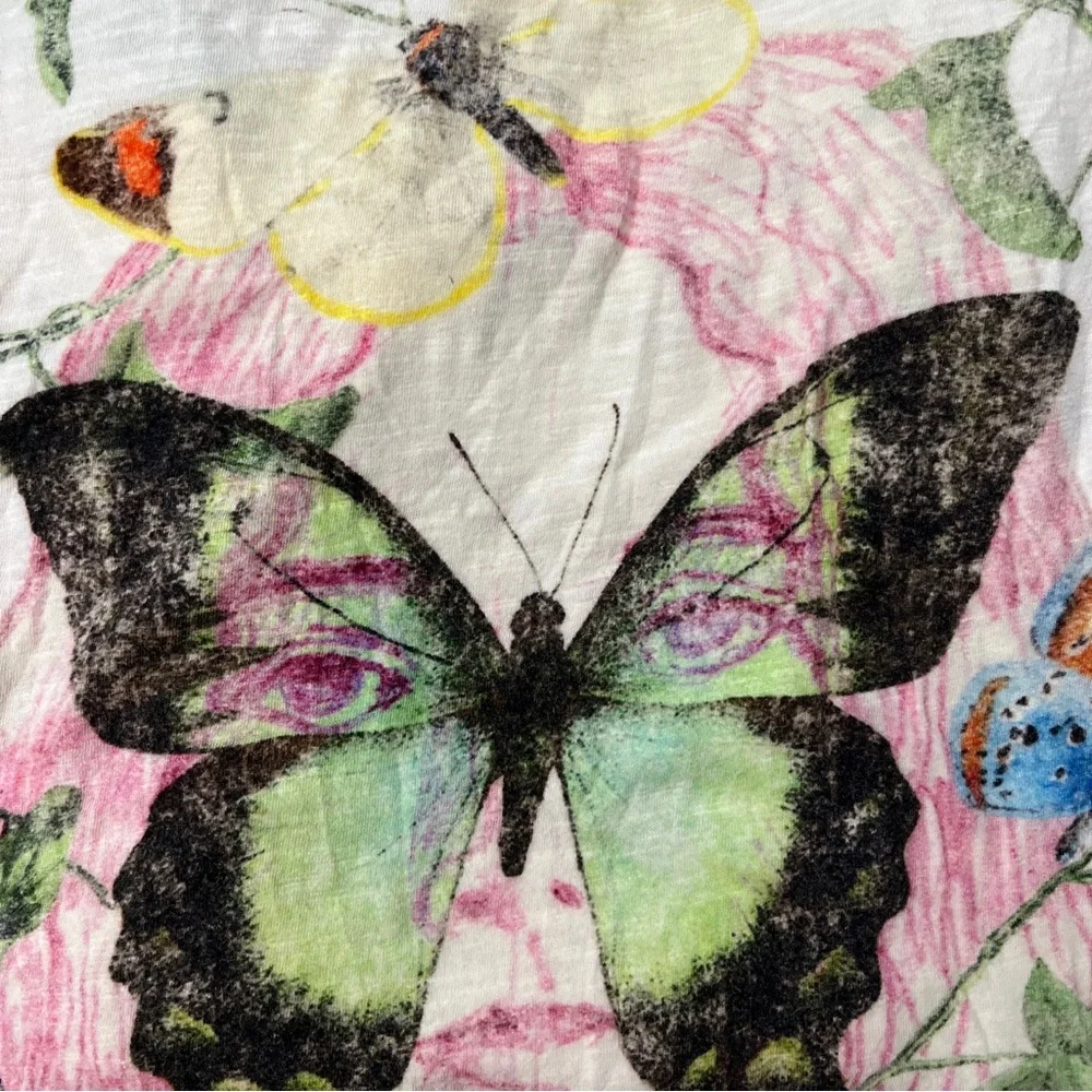 NWT MAGNOLIA PEARL Profound Responsibility Butterfly T Tee Shirt NEVER Worn OS - Picture 8 of 13